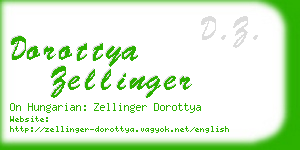 dorottya zellinger business card